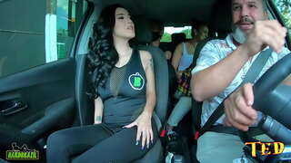 ���ាងសៅប៉ូឡូក្រាតនៅក្នុងរថយន្តនិងចង់ធ្វើរបស់នាងដំបូងខ្សែភាពយន្ដសិច ���ាងសៅប៉ូឡូក្រាតនៅក្នុងរថយន្តនិងចង់ធ្វើរបស់នាងដំបូងខ្សែភាពយន្ដសិច