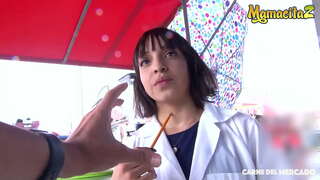 CARNE DEL MERCADO - #Matilde Ramos - Nxehtë Colombiana Rrahje Dhe Fucks Hardcore Me Një Djalë Që Ajo Vetëm u Takua