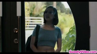 ���ুন্দরি সেক্সি মহিলার, দুর্দশা, উত্যক্ত করা, তার সঙ্গে লেসবিয়ান পোশাকবিক্রেতা